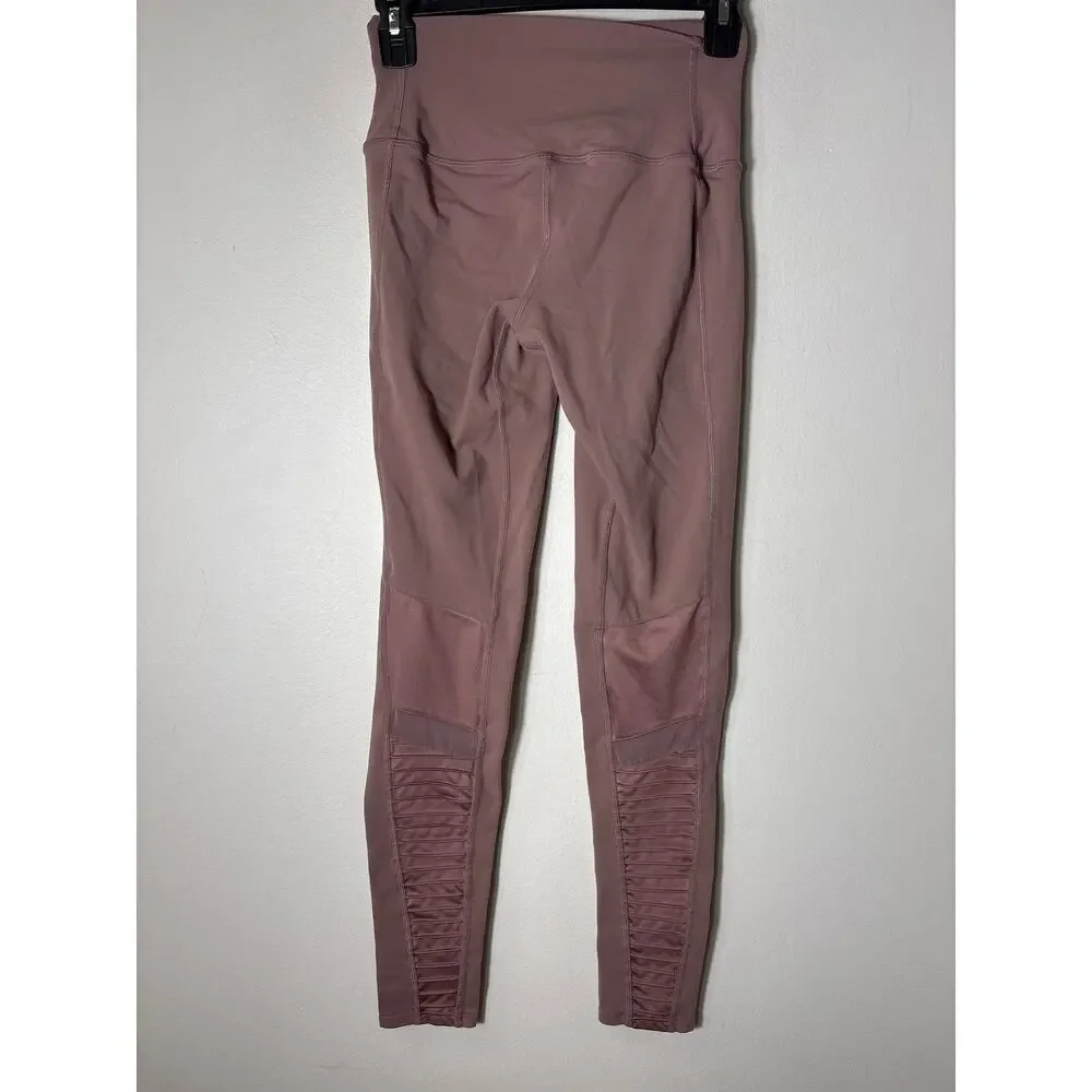 Alo Yoga Mauve Athletic Ankle Leggings Sz S